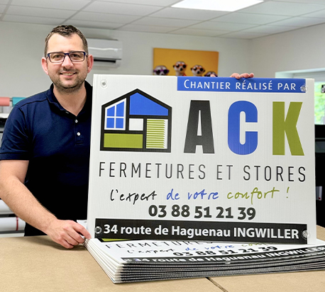 panneau chantier