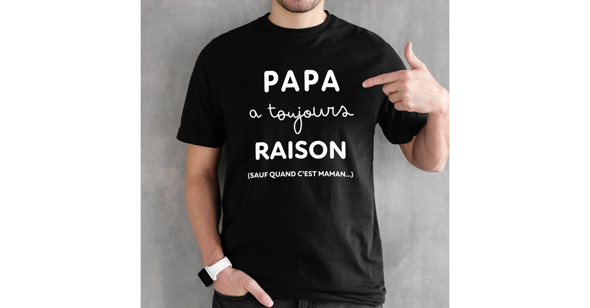 T-Shirt Règle N.1 Maman A Toujours Raison - Cadeau Idéal Fête Des Mères, Anniversaire Ou Noël
