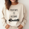 SWEAT FEMME RACLETTE