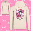 SWEAT PINK VIBES IVOIRE