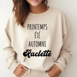 SWEAT FEMME RACLETTE
