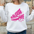 raleuse née sweat blanc