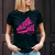 raleuse née tshirt noir