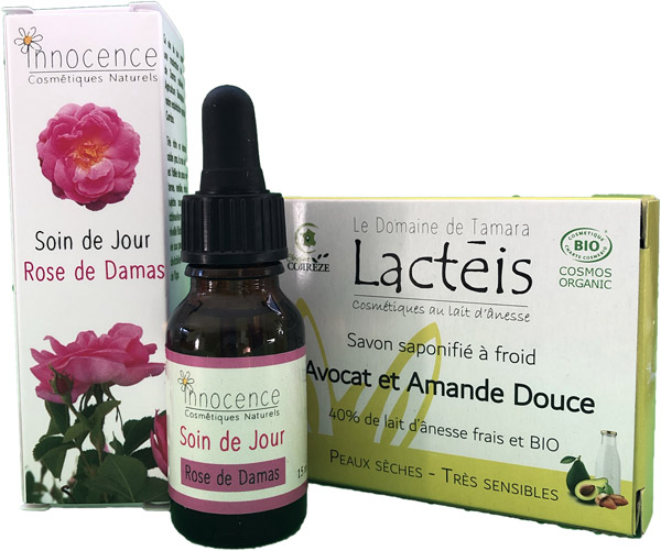 PACK Soin de jour Rose de Damas + Savon au choix