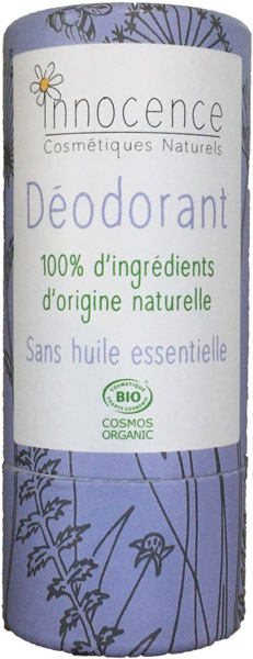 Déodorant Stick certifié BIO COSMOS - Sans huile essentielle