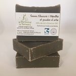 40% de lait d’ânesse frais et BIO - Chanvre/Menthe et Poudre d'Ortie