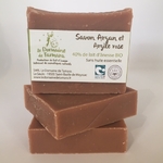 40% de lait d’ânesse frais et BIO - Argan et Argile rose