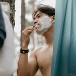 Photos gratuites de homme asiatique, mousse, raser