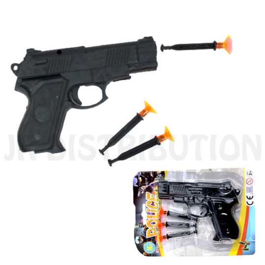 pistolet-police-3-fleches-ventouses-sur-carte