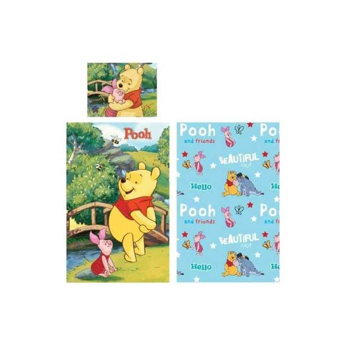 winnie-l-ourson-disney-parure-de-lit-reversible-90-x-140-cm-taie-d-oreiller-40-x-55-cm-100-coton-neuf