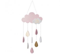 suspension-nuage-rose