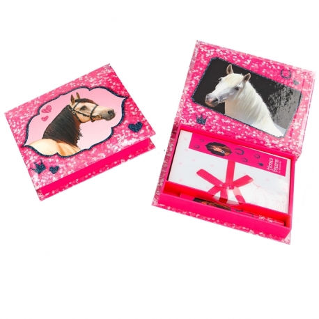 coffret-de-papiers-memo-rose-cheval