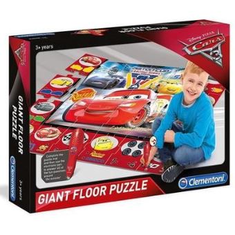 Clementoni-Disney-Cars-3-Tapis-interactif-de-puzzle-de-plancher-geant-avec-stylo-parlant-anglais