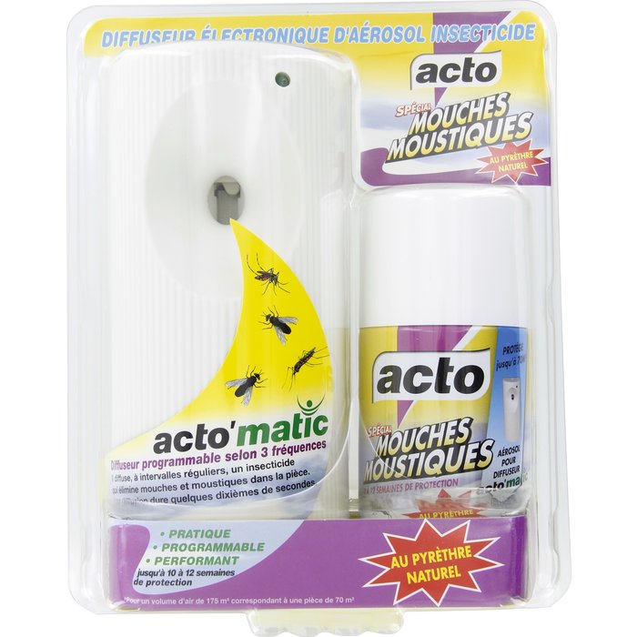Diffuseur électrique d\'insecticide pour mouches et moustiques Acto