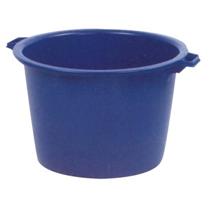 Baquet rond renforcé - Bleu 45/72cm