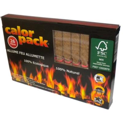 Allume feu allumette CalorPack FSC x26