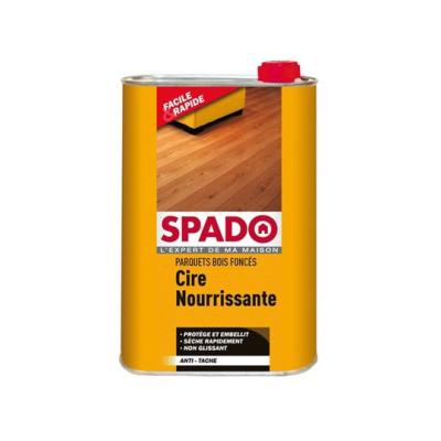 SPADO cire liquide parquets chêne foncé