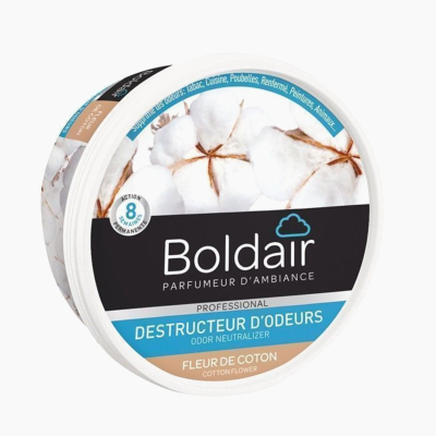 Gel Désodorisant Destructeur Odeurs Fleur de Coton 300gr BOLDAIR