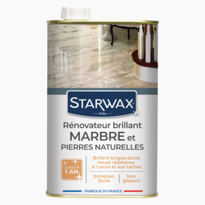 Rénovateur brillant protecteur pour marbres et pierres naturelles STARWAX