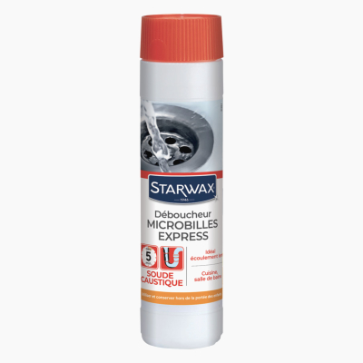STARWAX Déboucheur microbilles express pour canalisations