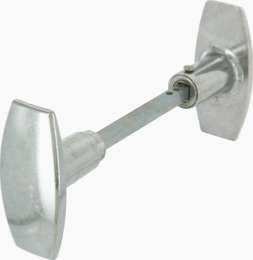 BOUTON DOUBLE ALUMINIUM POLI 7X80 80C7