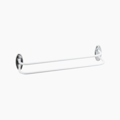 Porte-serviettes 520 x 110 x 140 mm, Acier Epoxy Blanc
