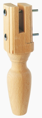 PIED EN BOIS POUR SOMMIER METALLIQUE
