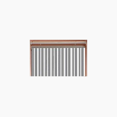 ESSENTIEL Rideau de porte GRIS/BLANC 90X220