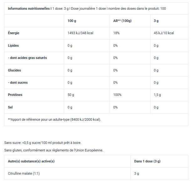 citrulline bio poudre 2