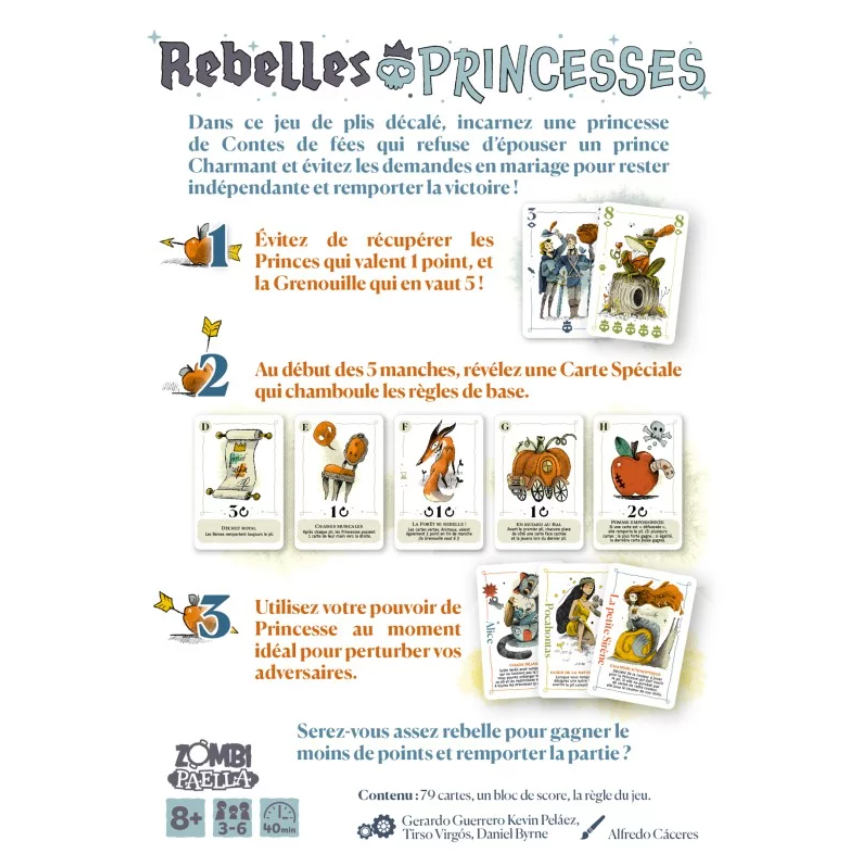 rebelle princesse dos