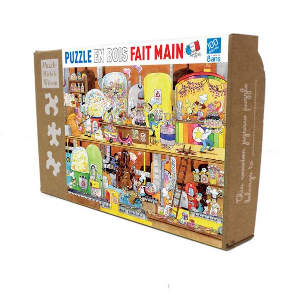 Puzzle 100 pièces - Usine de bonbons