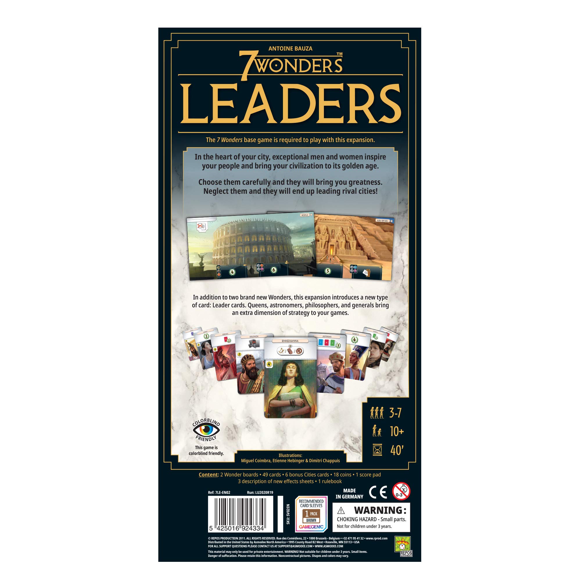 7 wonders leaders dos