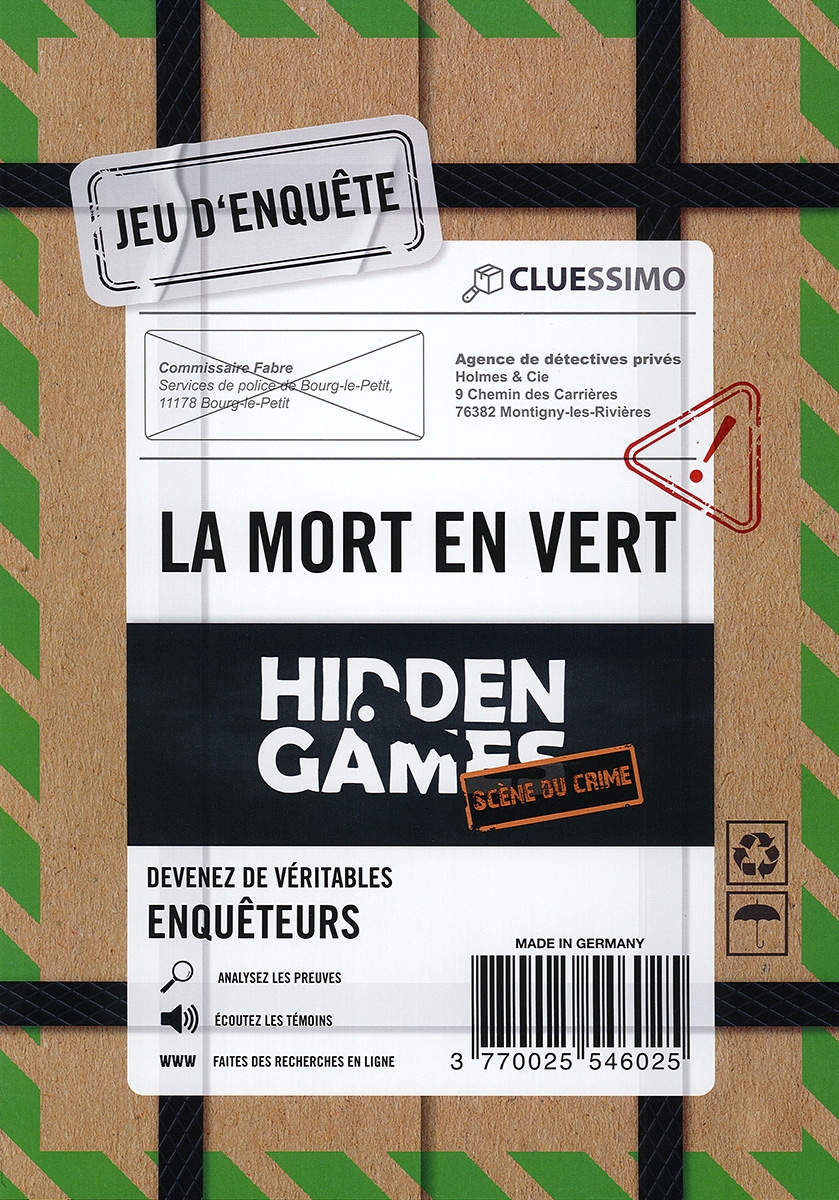 la mort en vert 1