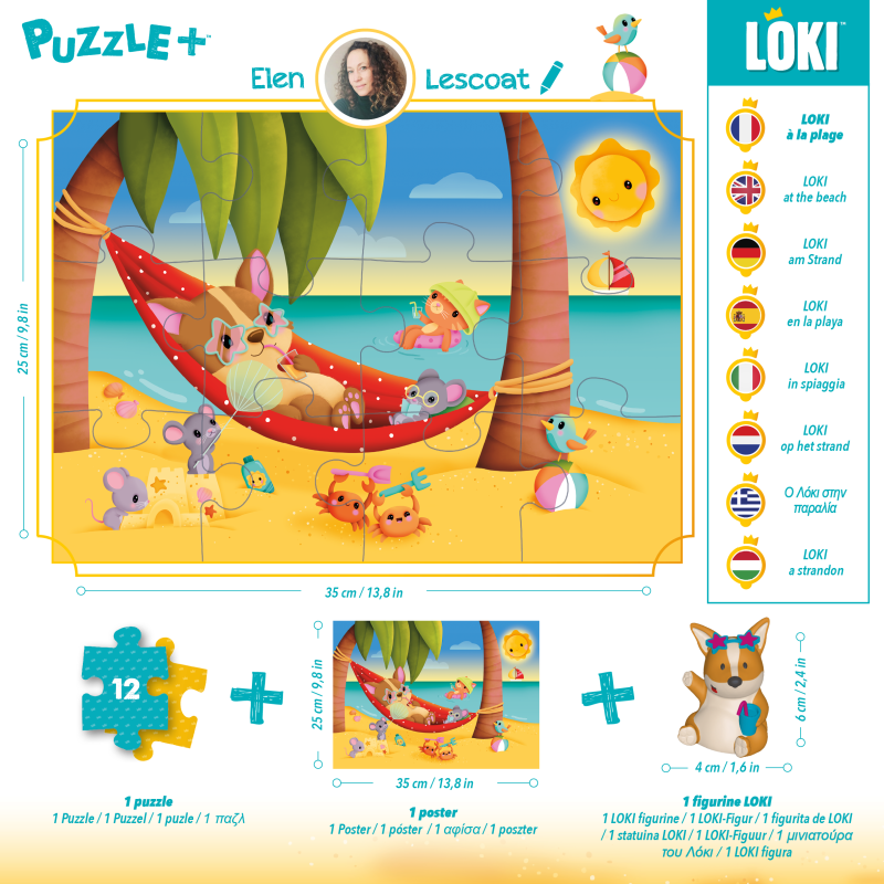 puzzle loki à la plage 2