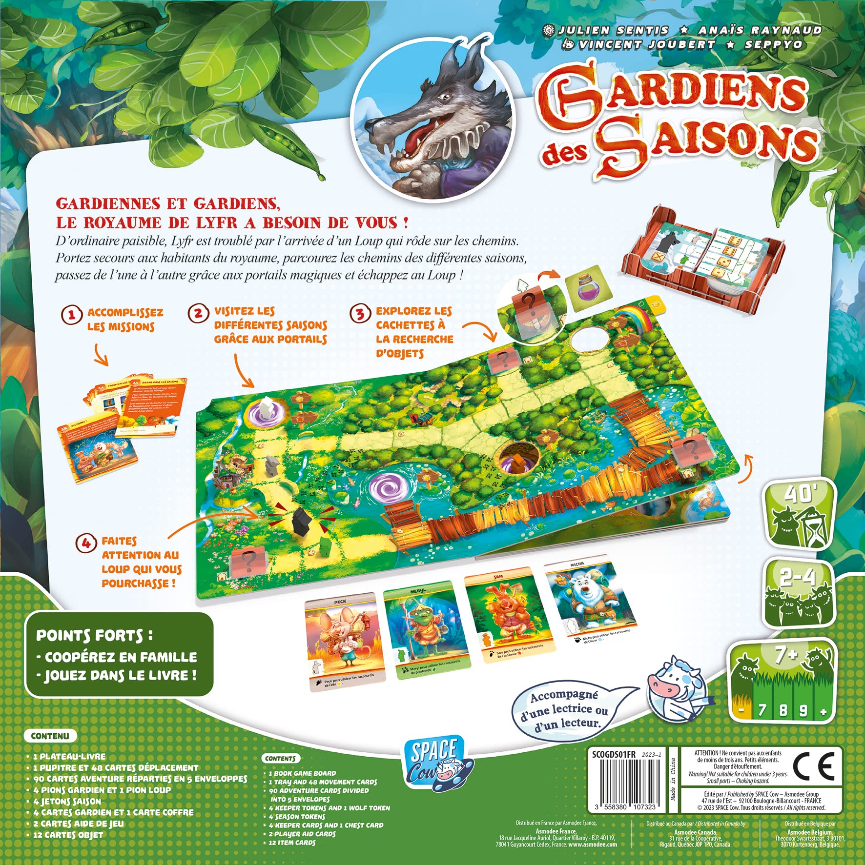 gardiens de saisons dos