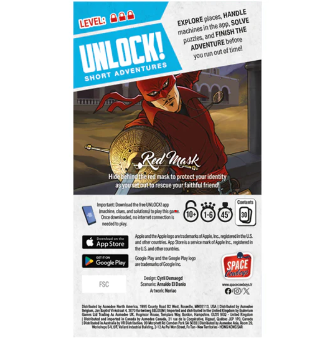 unlock red mask dos