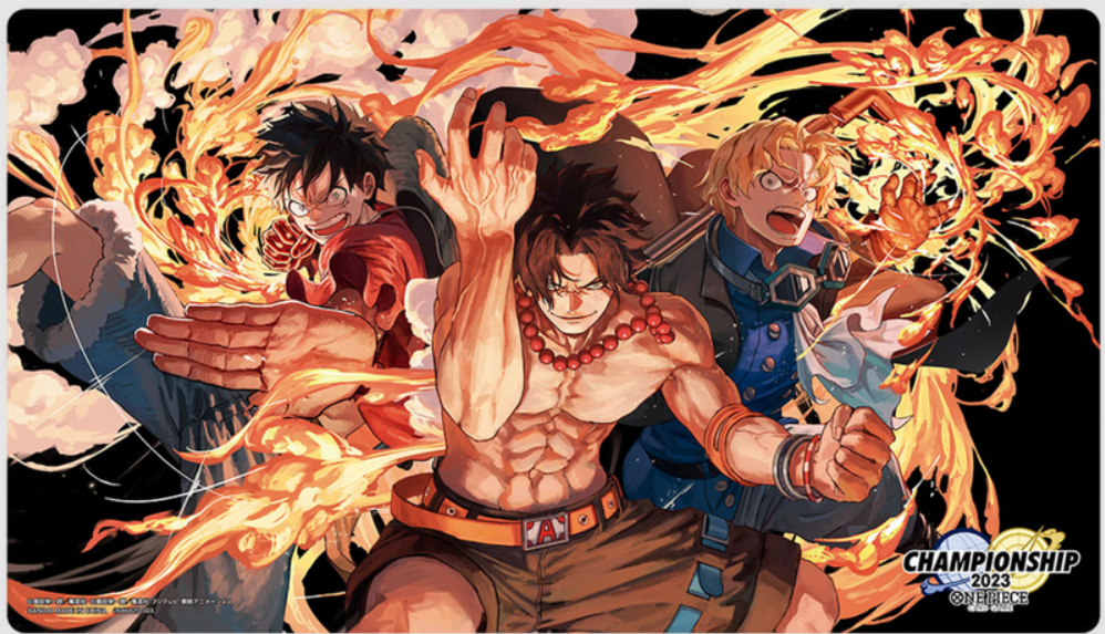 ace sabo luffy good set playmat