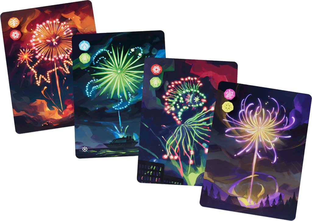 fireworks cartes