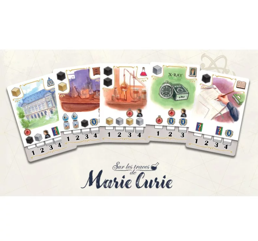 sur les traces de marie curie matériel