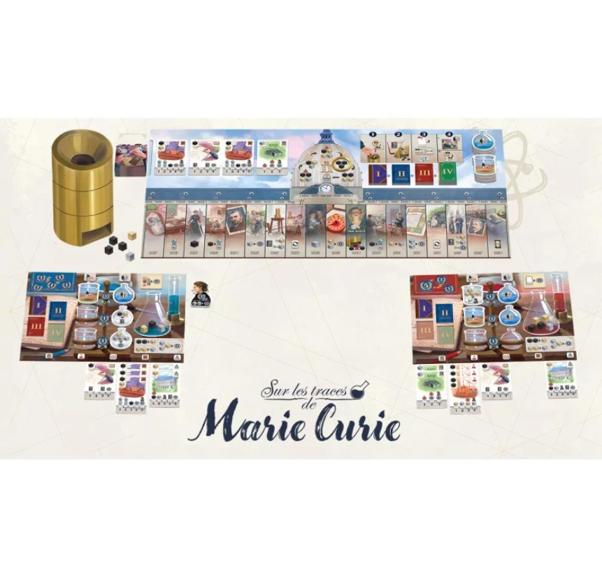 sur les traces de marie curie carte
