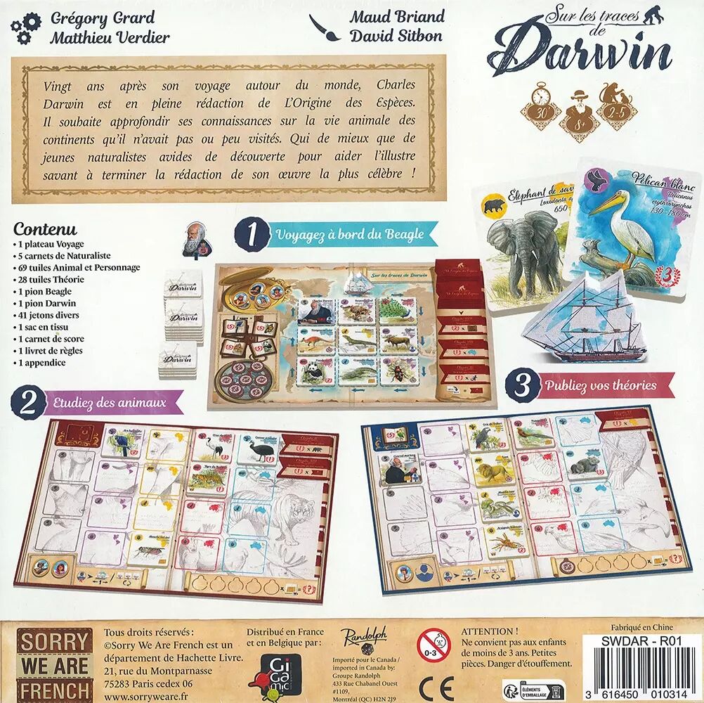 sur les traces de darwin 2