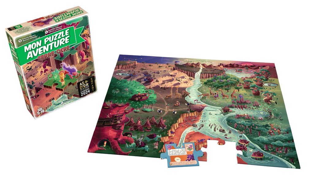 mon puzzle aventure terre docre puzzle