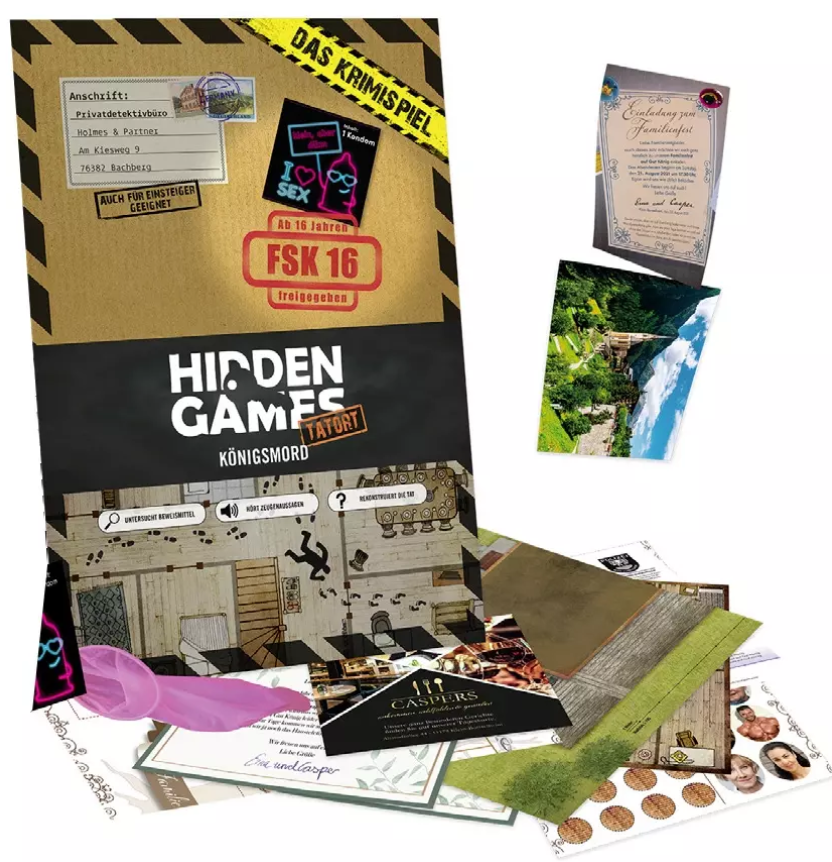 hidden games le roy est mort matériel