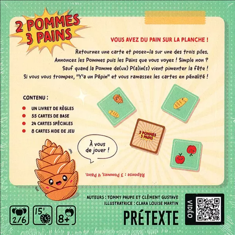2 pommes 3 pains dos