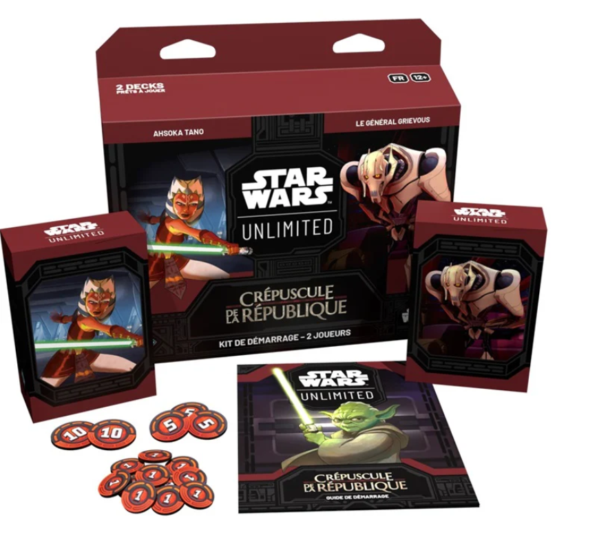 Star Wars Unlimited : Crépuscule de la République - Kit de Démarrage 2 Joueurs