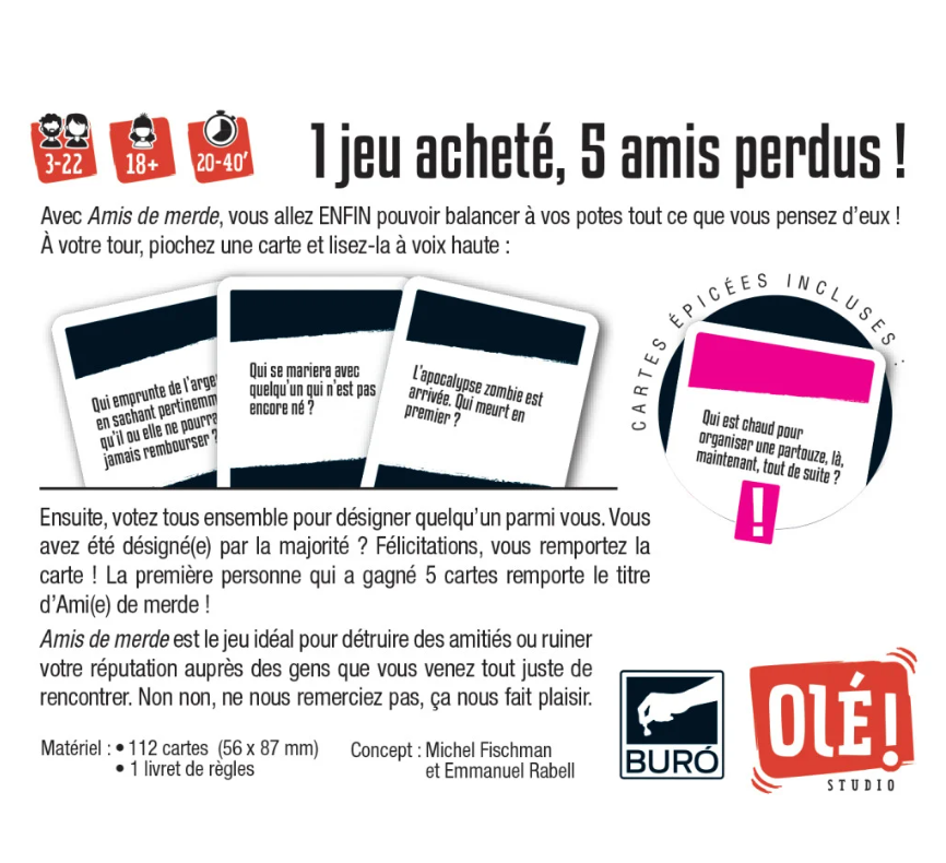 amis de merde dos