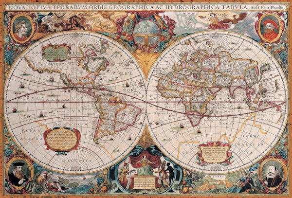 Puzzle-Eurographics-2000-pieces-Carte-du-monde-antique-Visuel-zoom