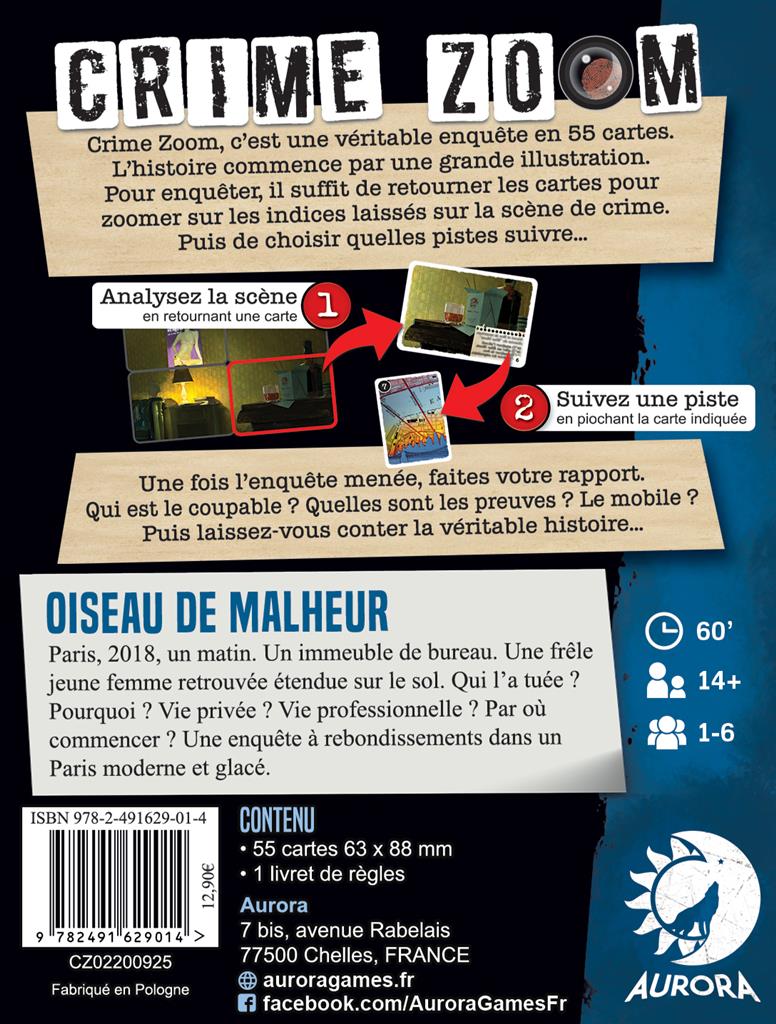 crime zoom oiseau de malheur 2