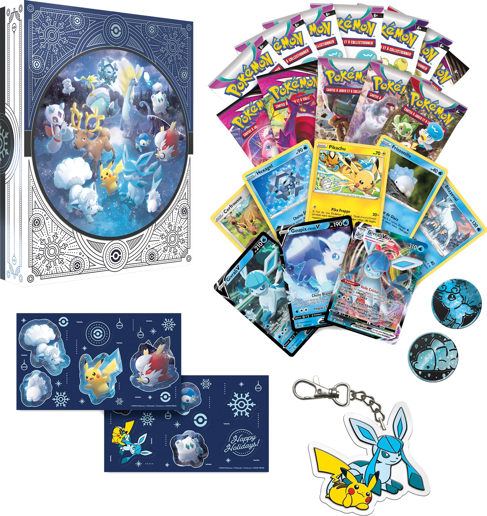 contenue calendrier des fêtes pokémon