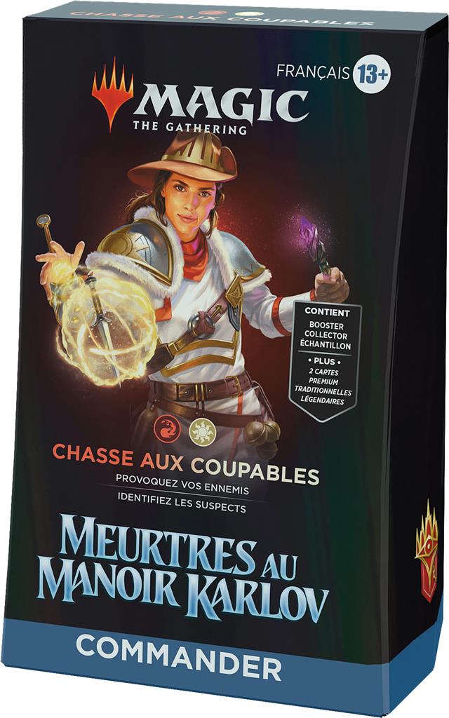 deck commander Meutres au manoir Karlov Chasse aux coupables